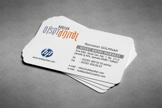 Oval Business Card